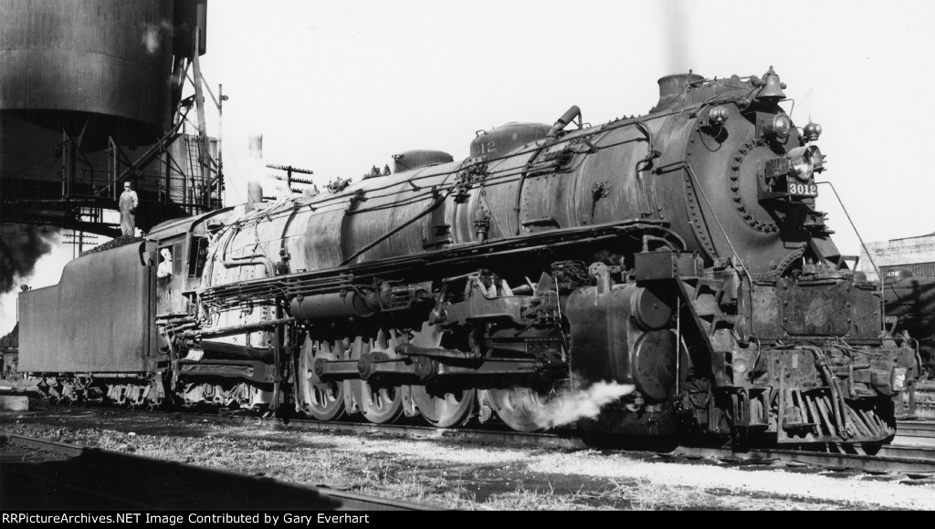 CNW 4-8-4 #3012 - Chicago & North Western